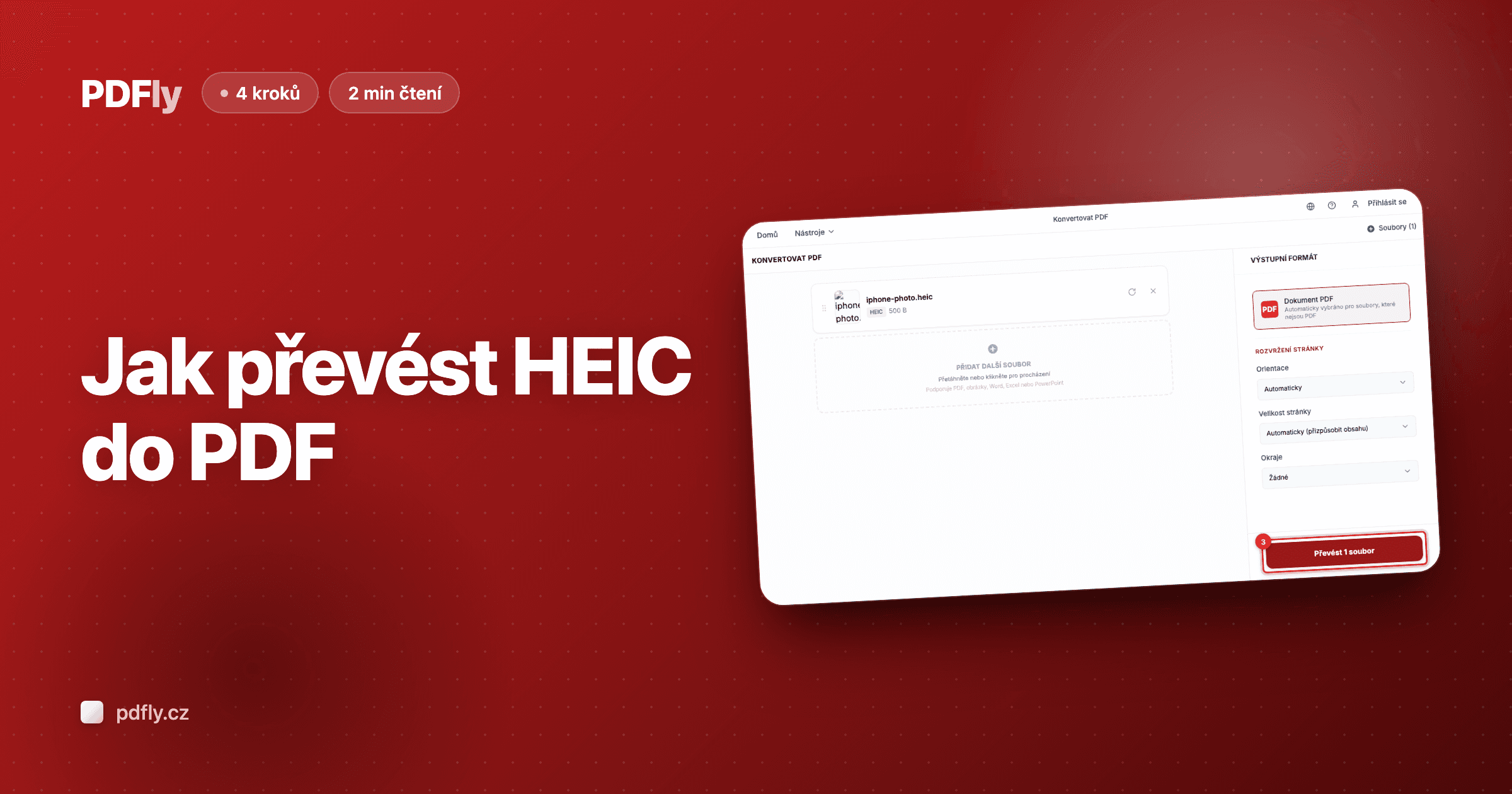 Jak převést HEIC do PDF