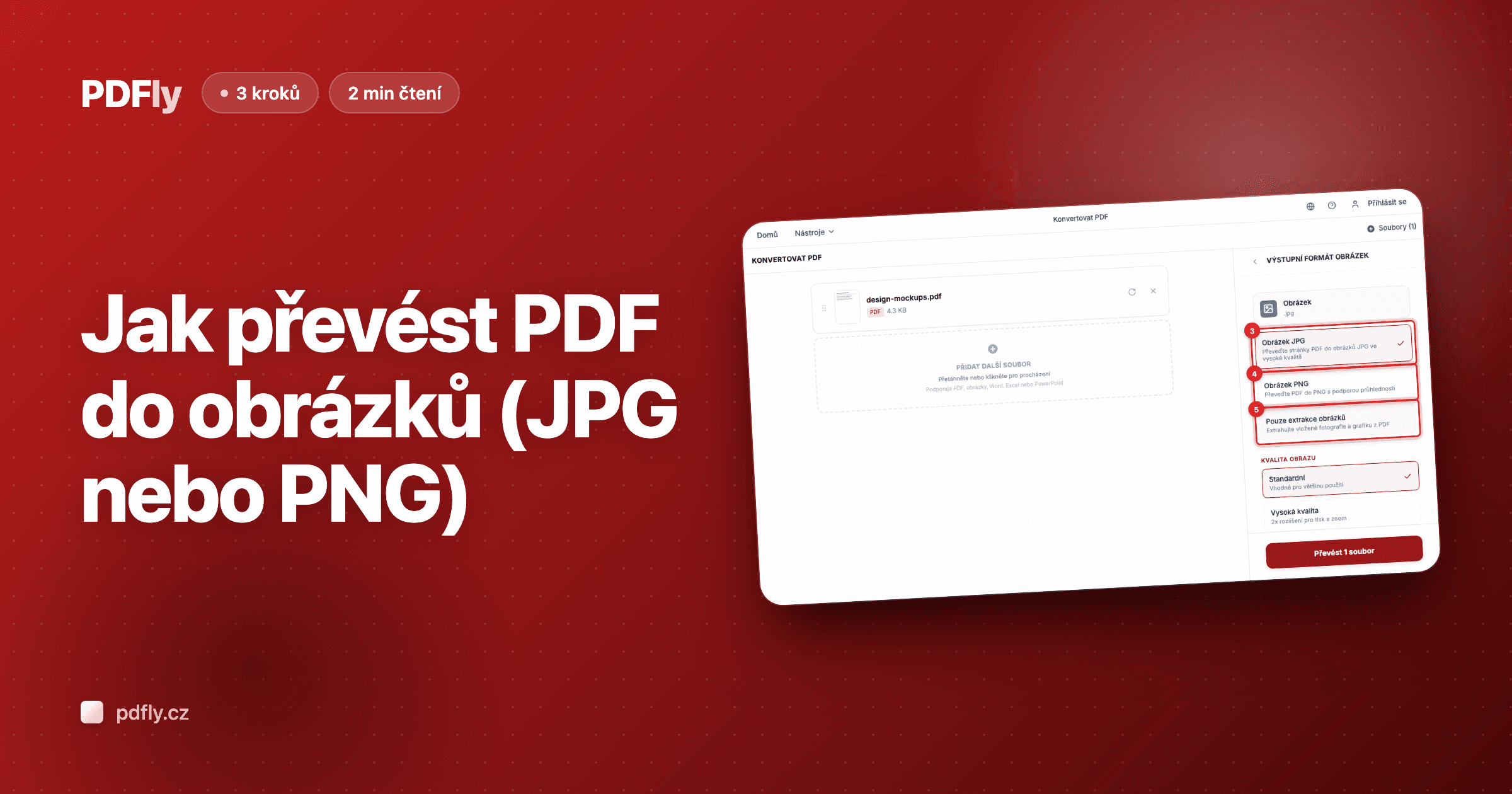 Jak převést PDF do obrázků (JPG nebo PNG)