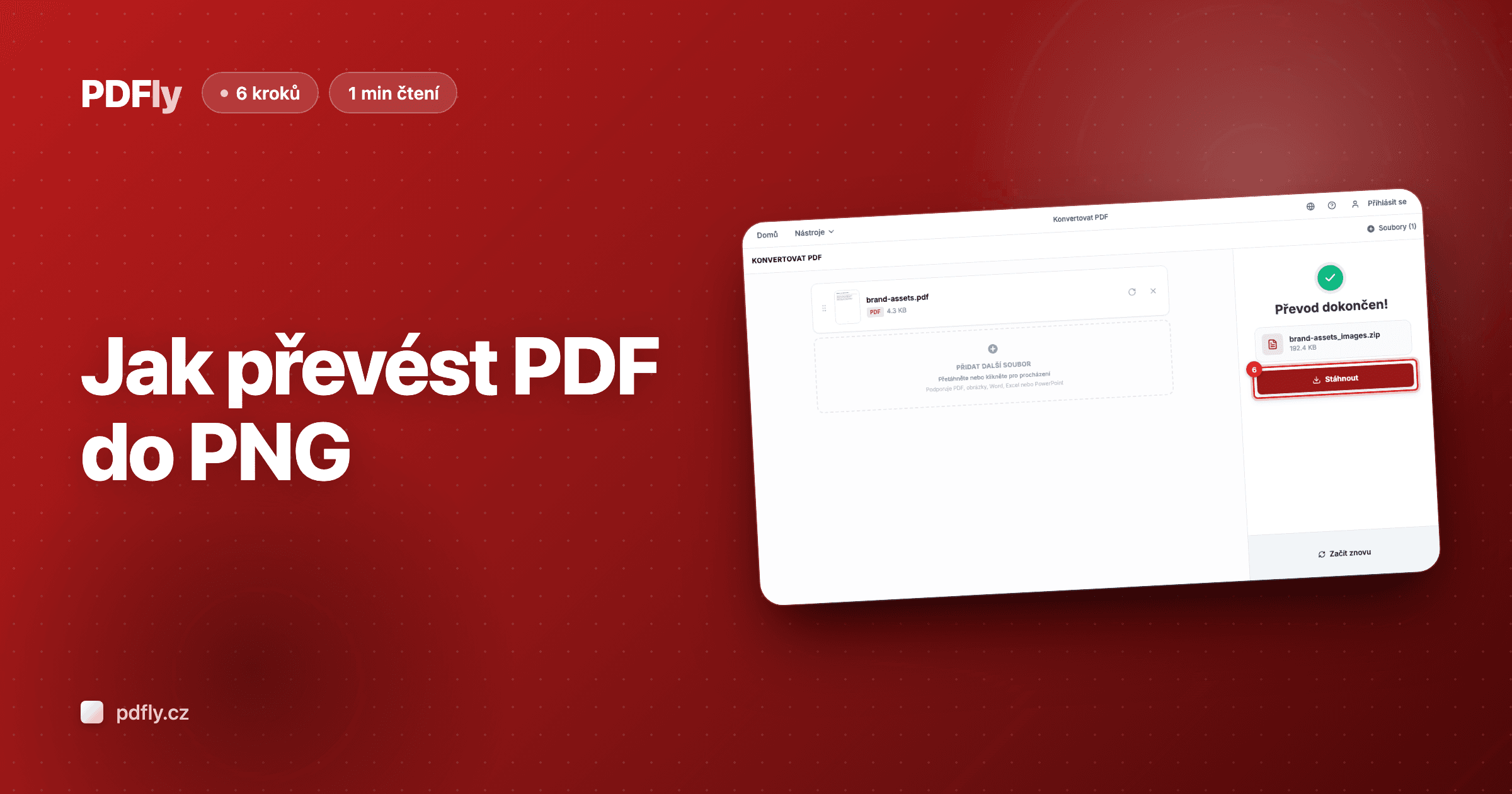 Jak převést PDF do PNG
