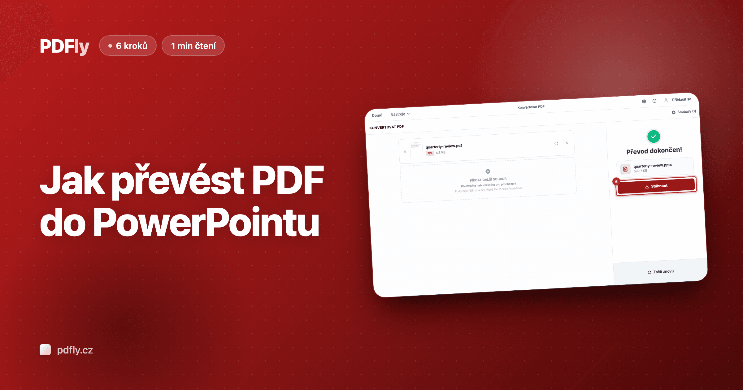 Jak převést PDF do PowerPointu