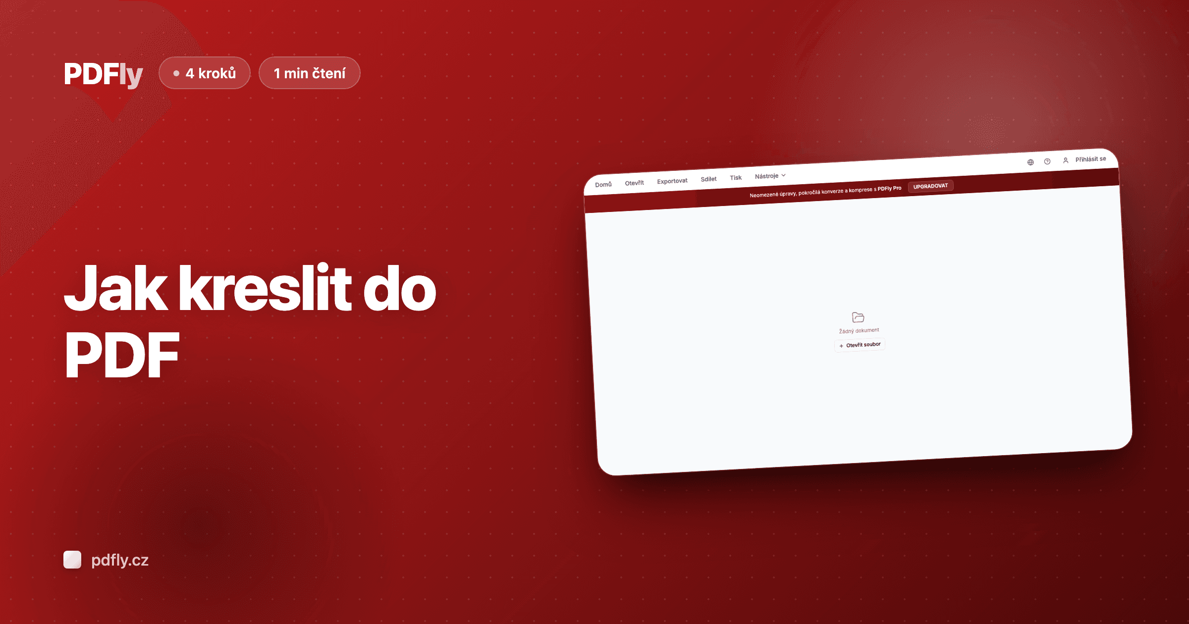 Jak kreslit do PDF dokumentu