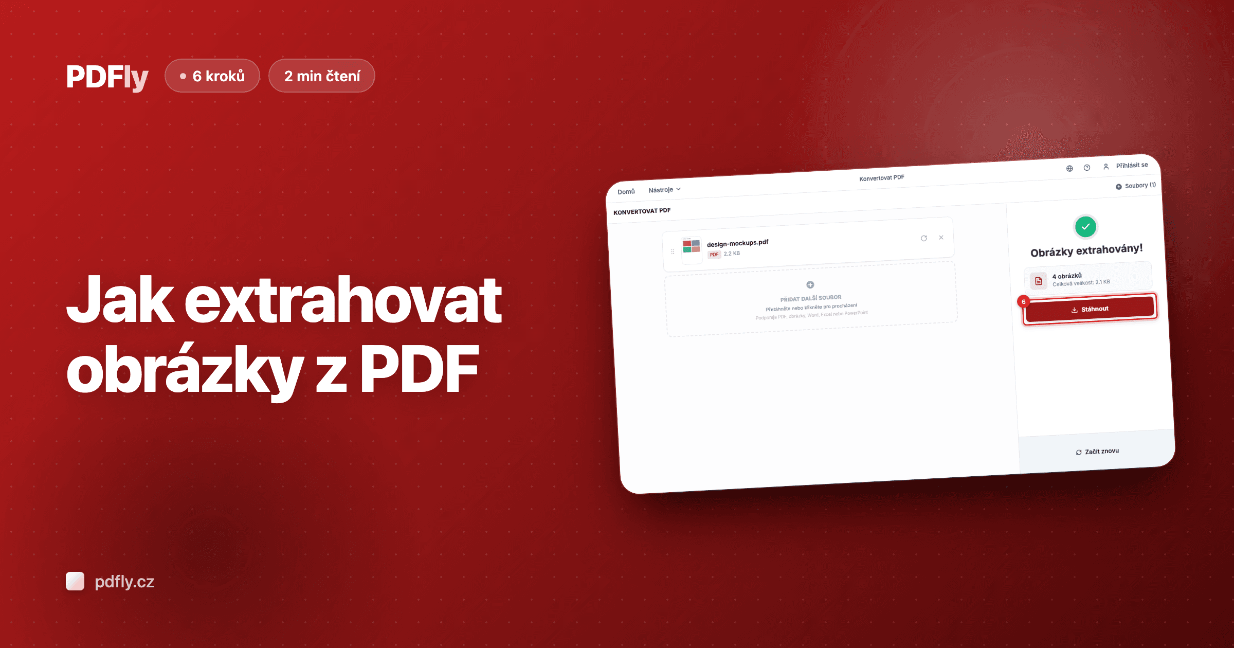 Jak extrahovat obrázky z PDF